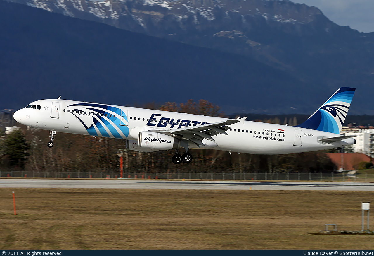 Photo of SU-GBV - Airbus A321-231 operated by Egyptair