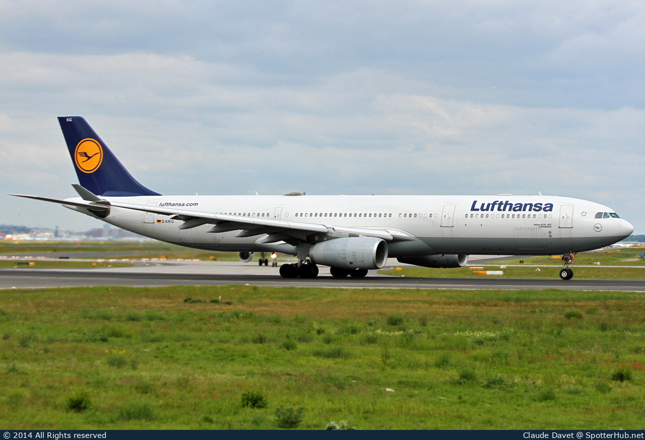 Photo of D-AIKG - Airbus A330-343 operated by Lufthansa