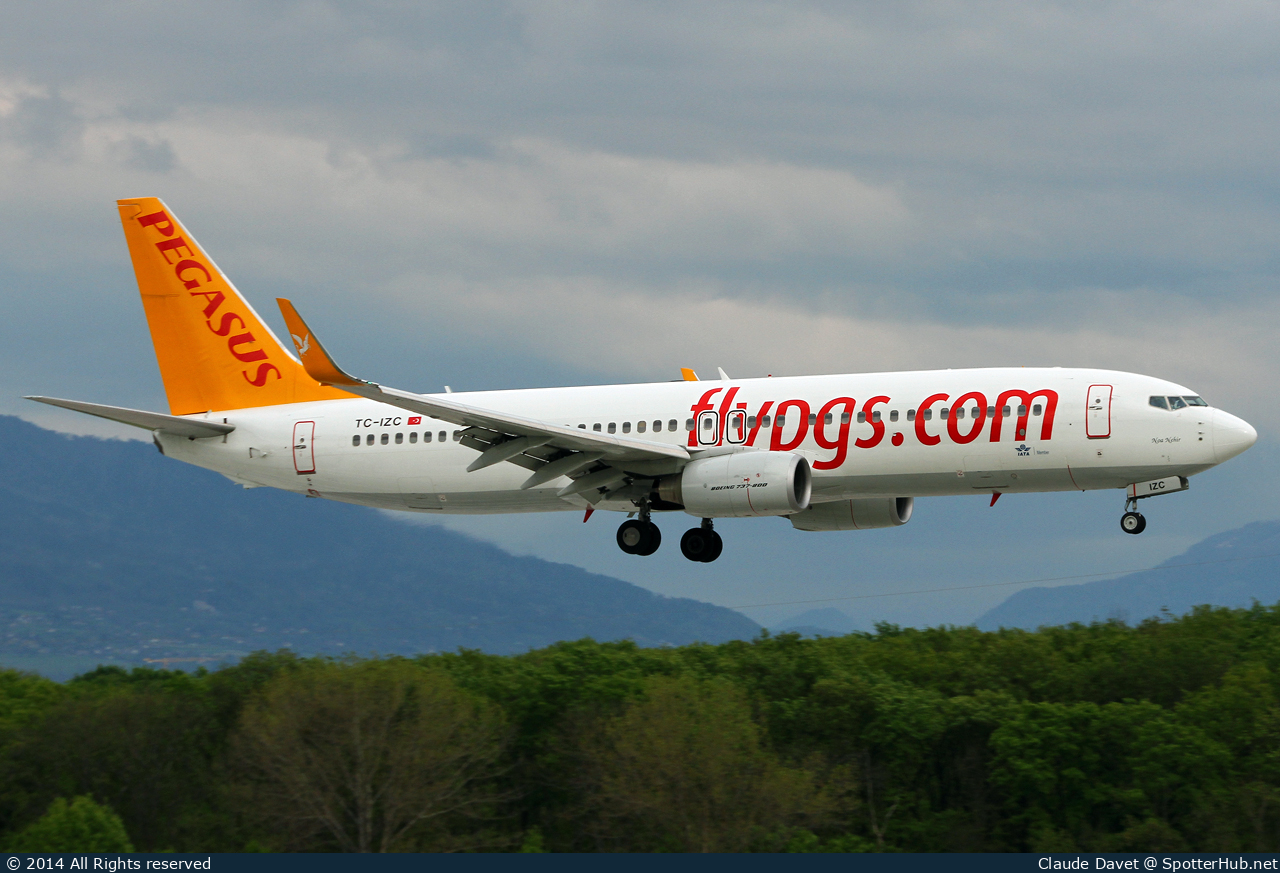 Photo of TC-IZC - Boeing 737-86J operated by Pegasus Airlines