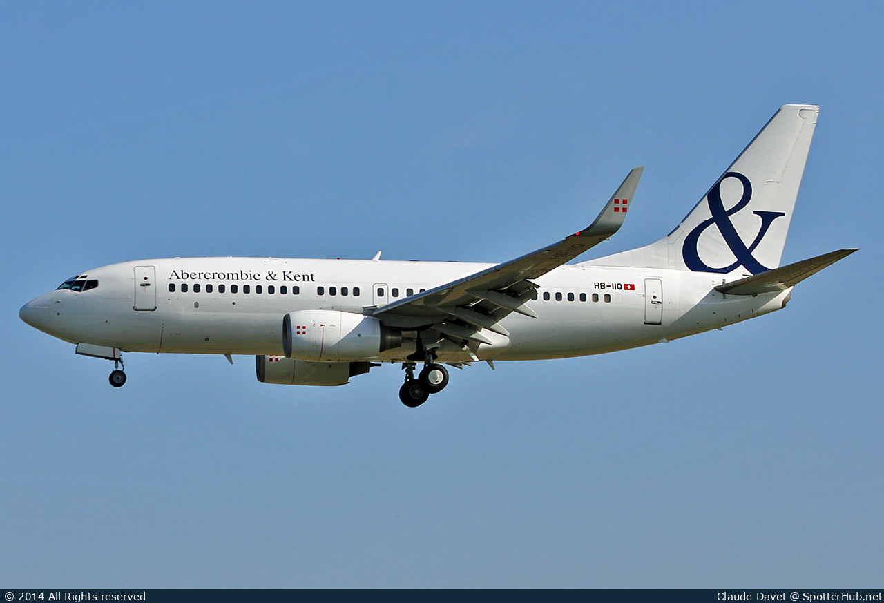Photo of HB-IIQ - Boeing 737-7AK(BBJ) operated by PrivatAir