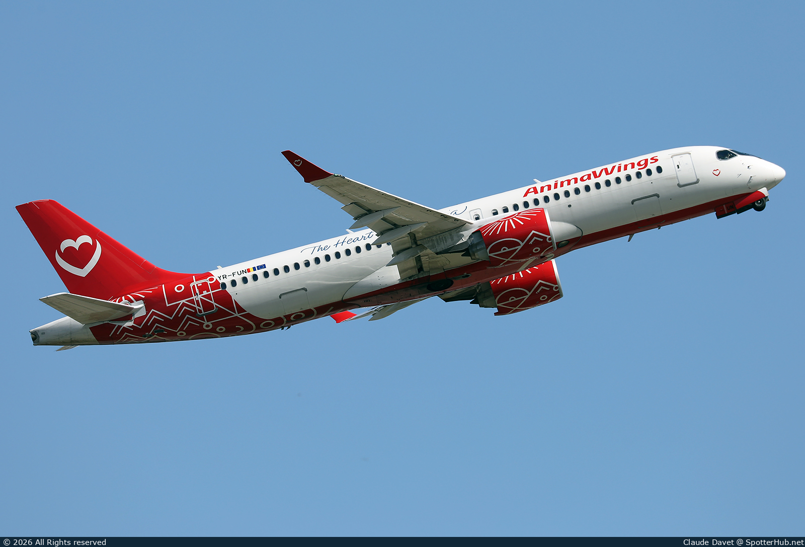 Photo of YR-FUN - Airbus A220-300 operated by Animawings