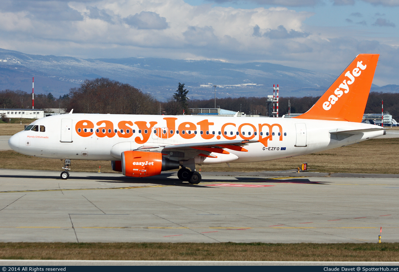 Photo of G-EZFO - Airbus A319-111 operated by easyJet