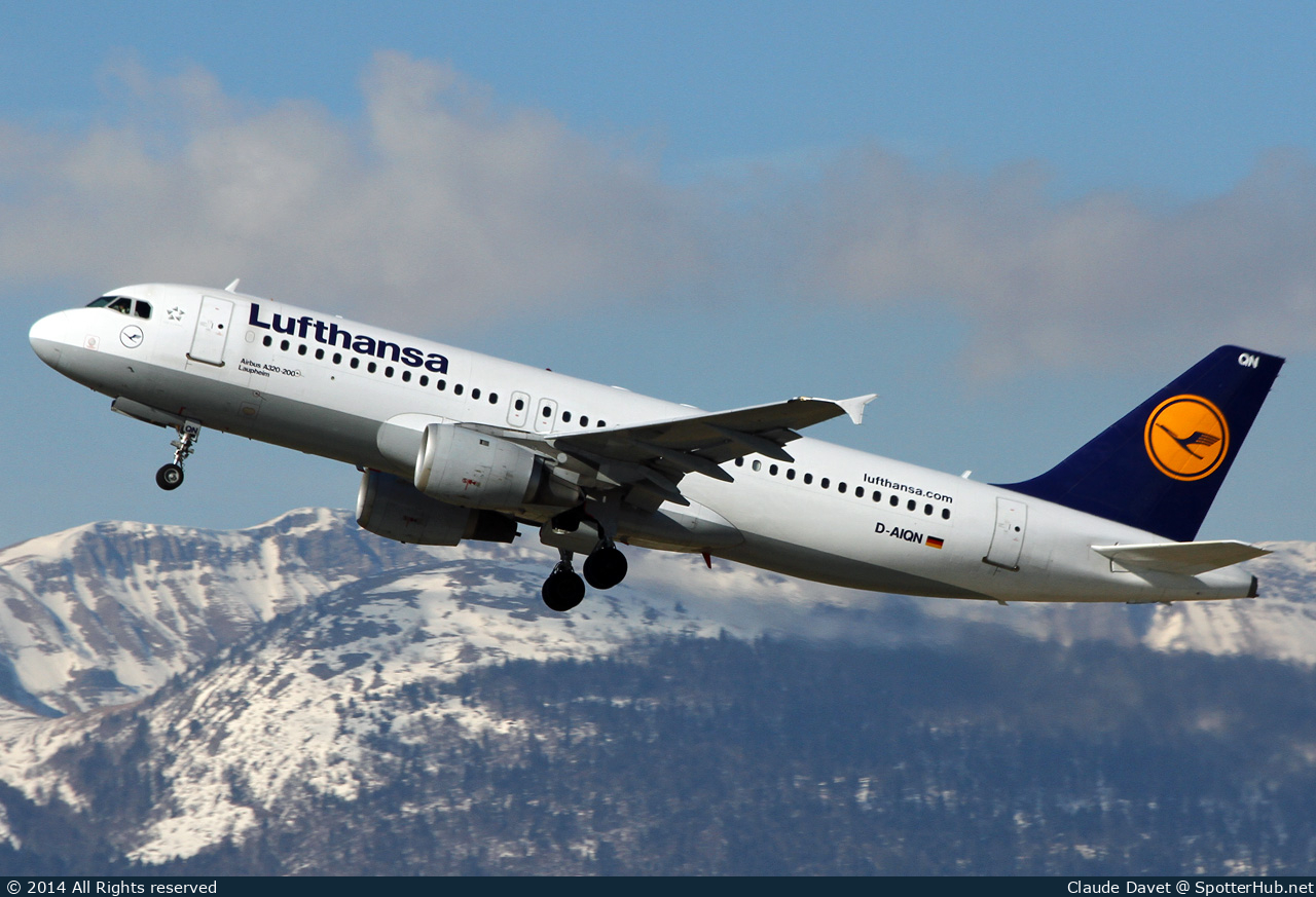 Photo of D-AIQN - Airbus A320-211 operated by Lufthansa