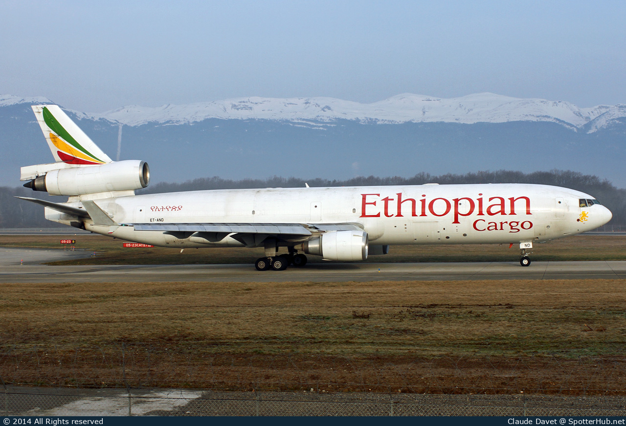 Photo of ET-AND - McDonnell Douglas MD-11(F) operated by Ethiopian Airlines Cargo