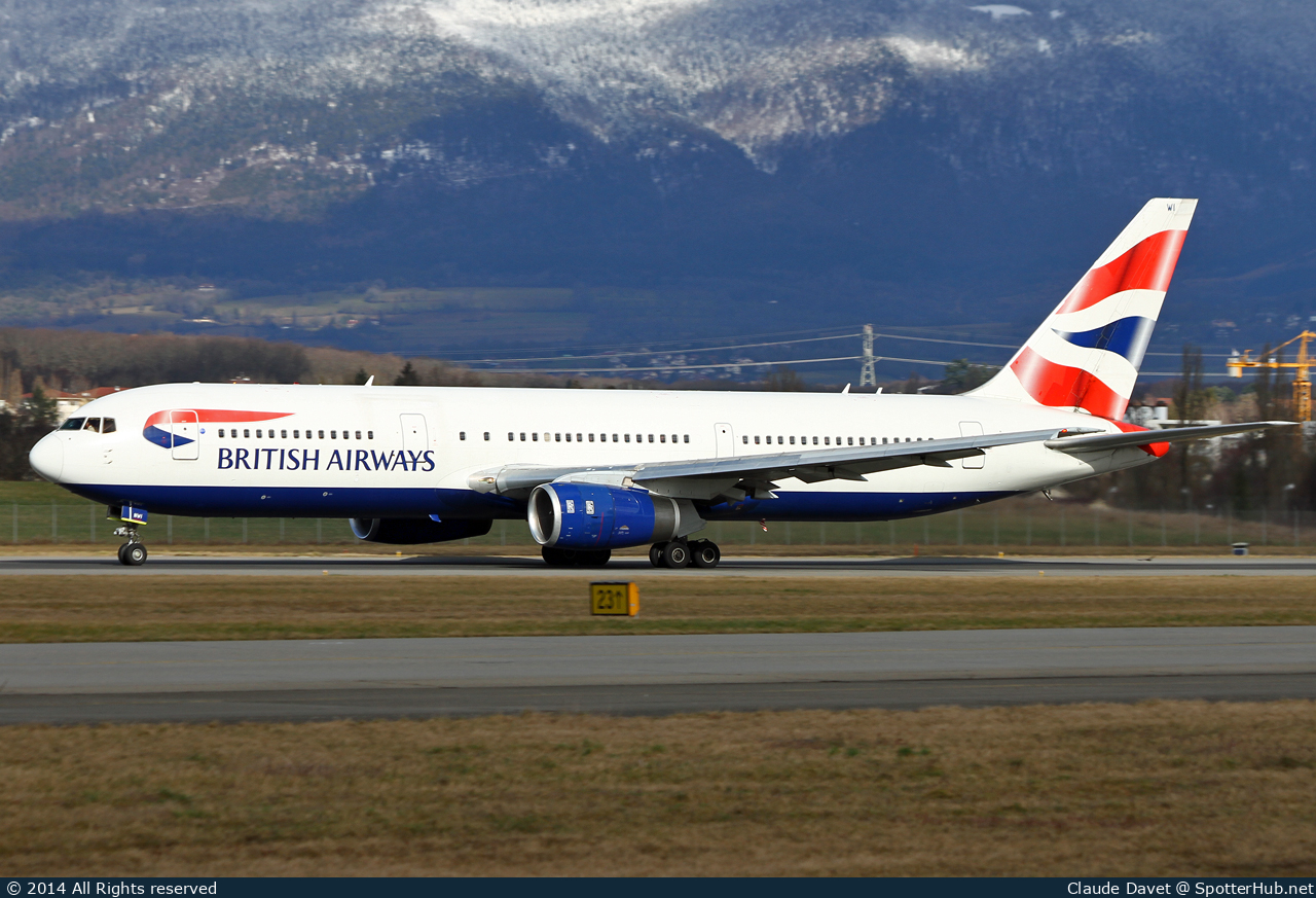 Photo of G-BNWI - Boeing 767-336(ER) operated by British Airways