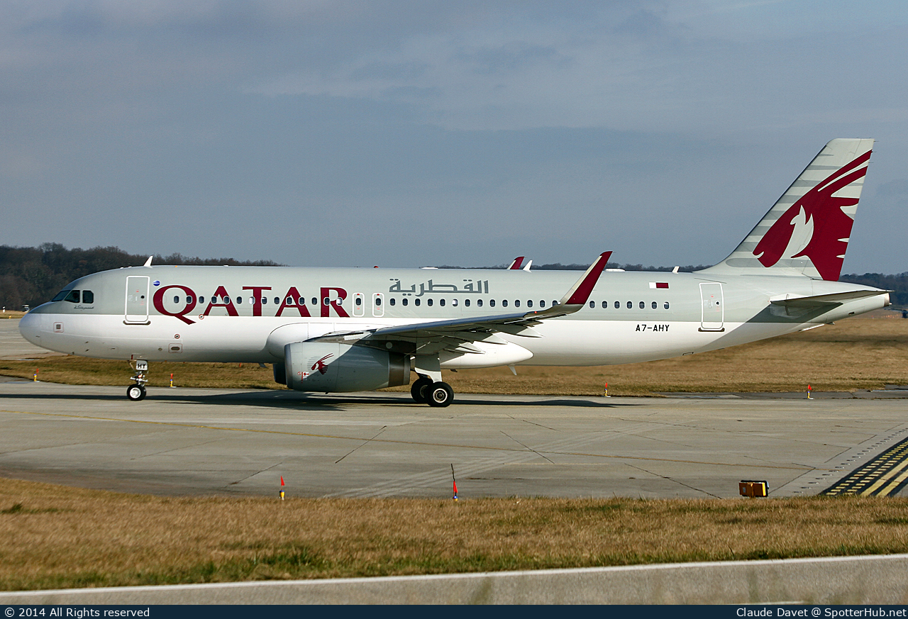 Photo of A7-AHY - Airbus A320-232 operated by Qatar Airways