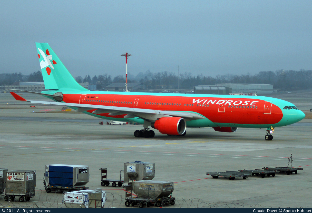 Photo of UR-WRQ - Airbus A330-223 operated by Windrose Airlines