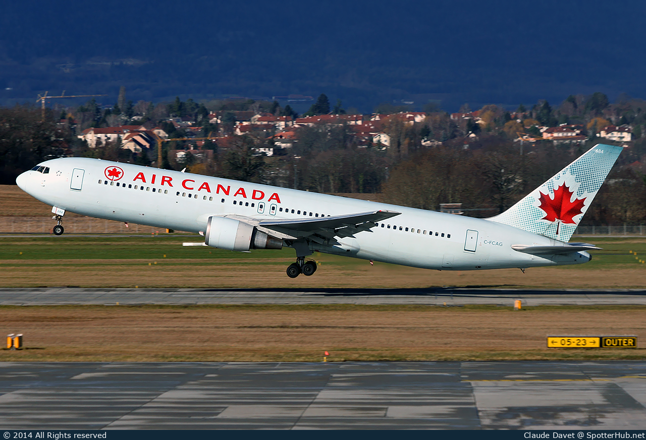 Photo of C-FCAG - Boeing 767-375(ER) operated by Air Canada