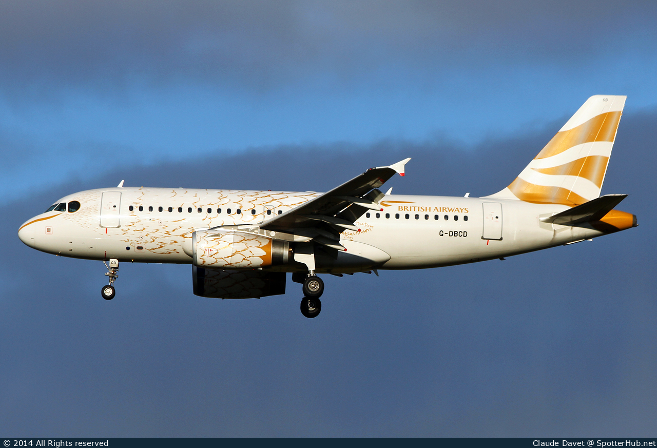Photo of G-DBCD - Airbus A319-131 operated by British Airways