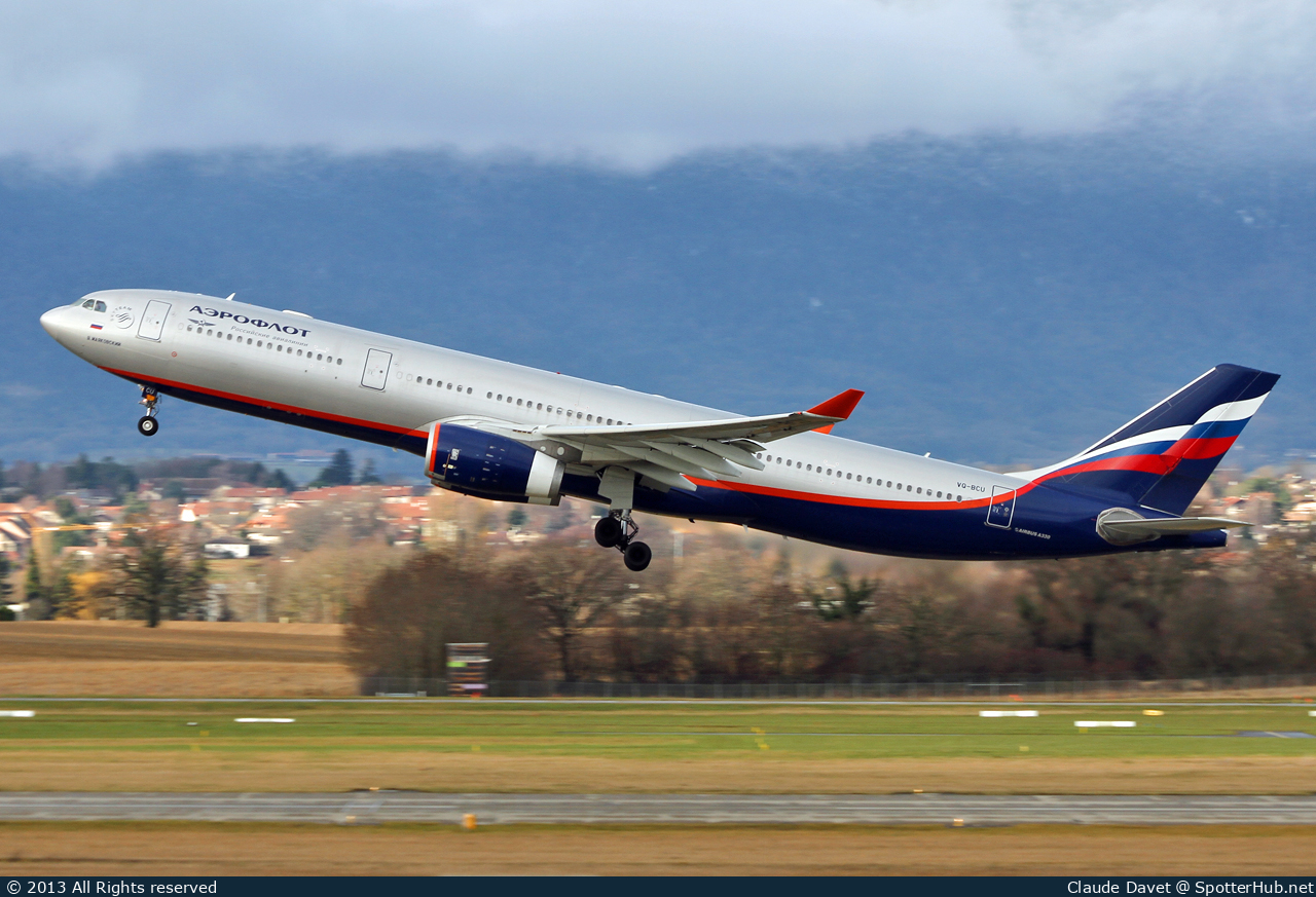 Photo of VQ-BCU - Airbus A330-343 operated by Aeroflot