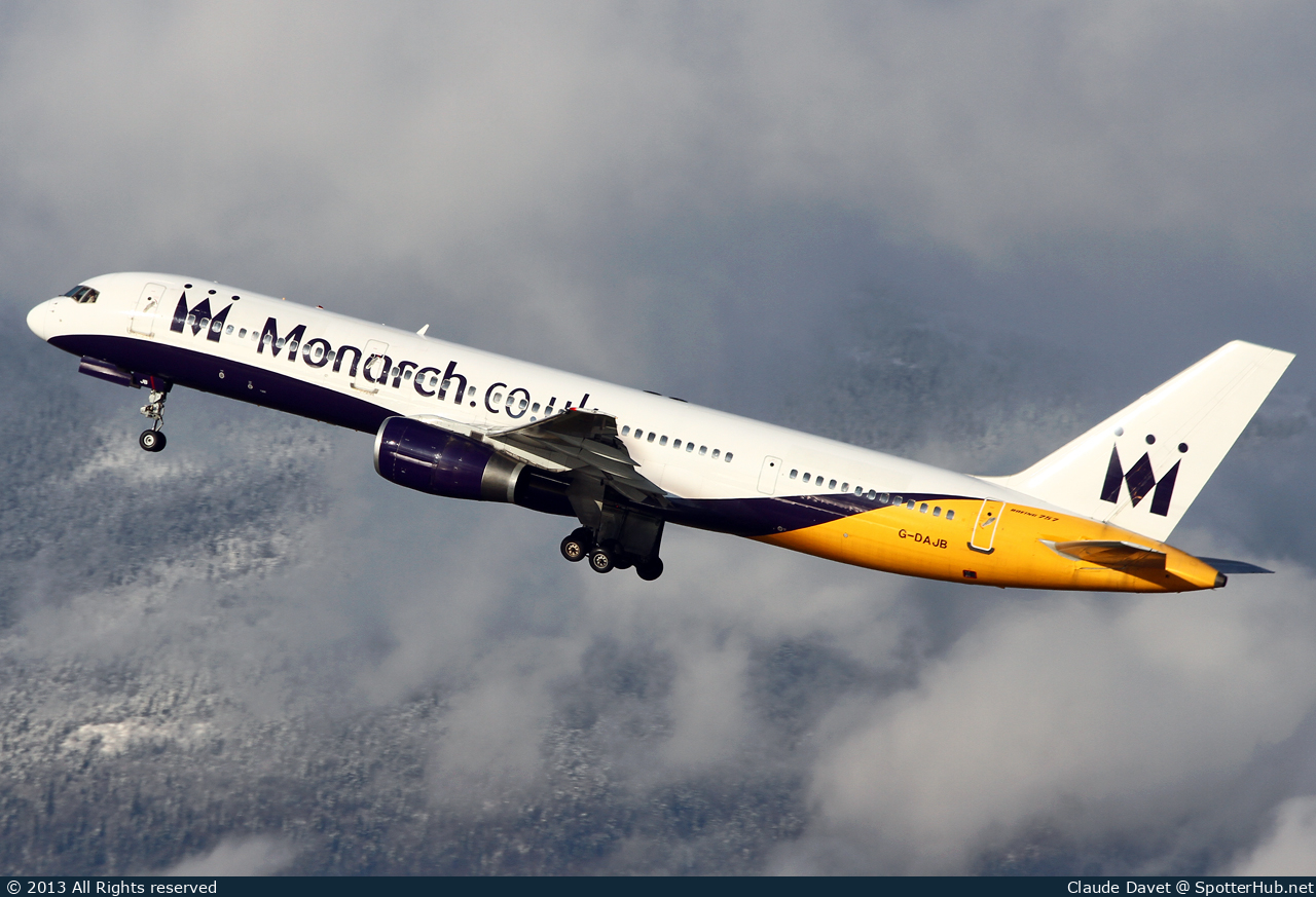 Photo of G-DAJB - Boeing 757-2T7 operated by Monarch Airlines