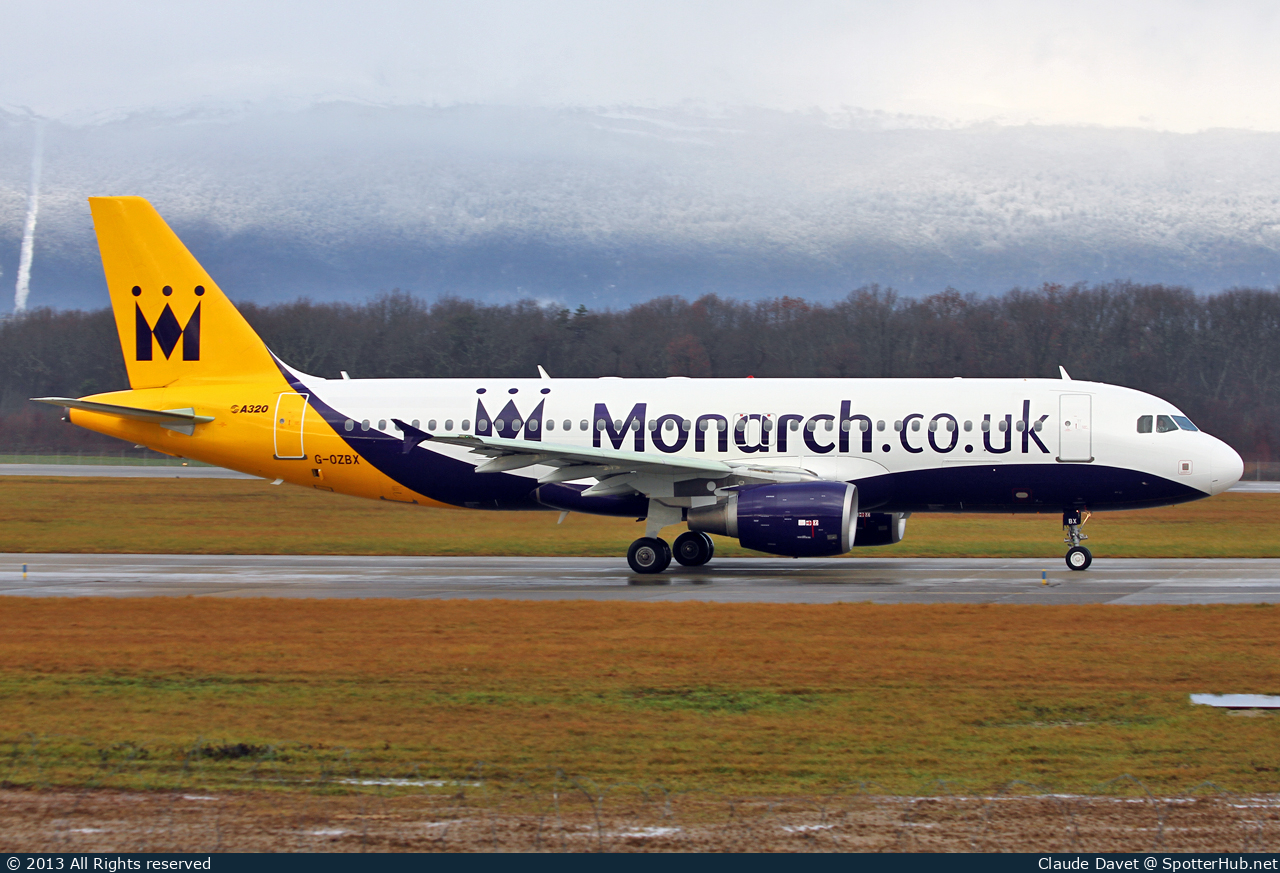 Photo of G-OZBX - Airbus A320-214 operated by Monarch Airlines