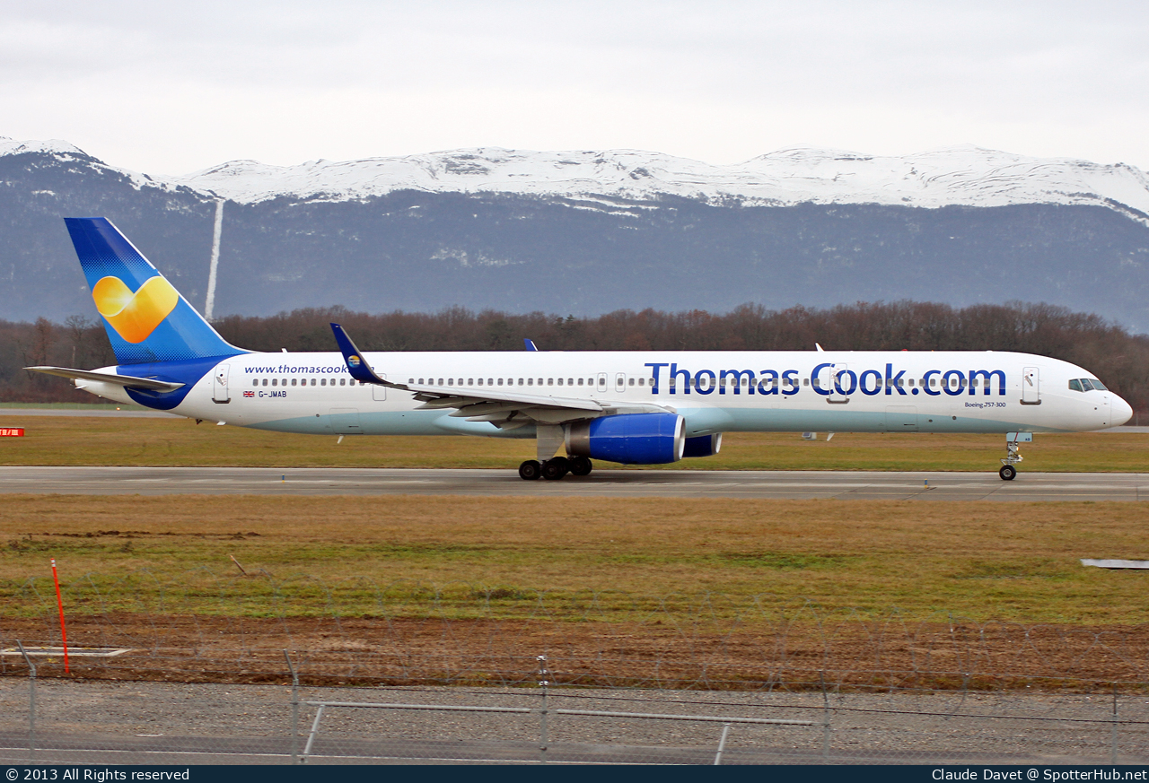 Photo of G-JMAB - Boeing 757-3CQ operated by Thomas Cook Airlines