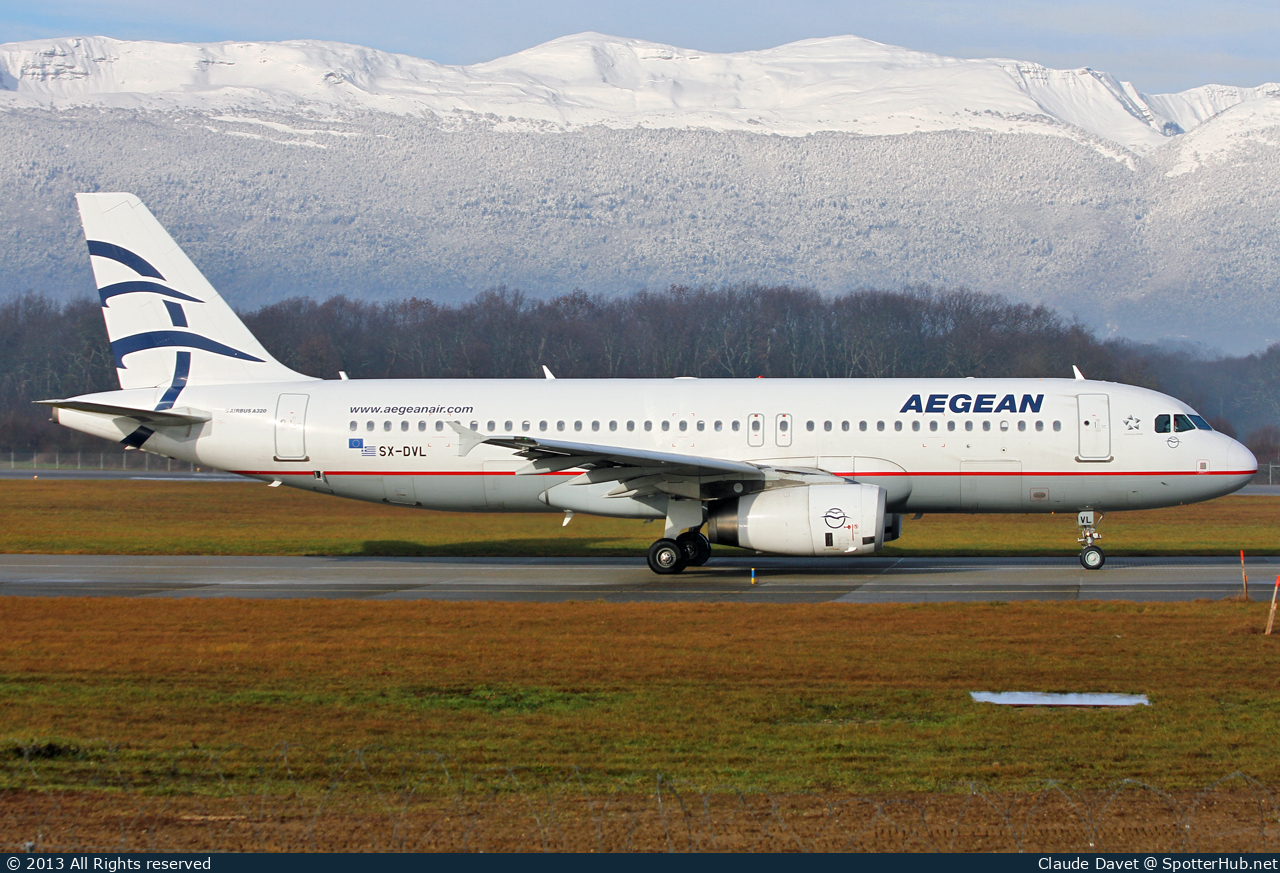Photo of SX-DVL - Airbus A320-232 operated by Aegean Airlines