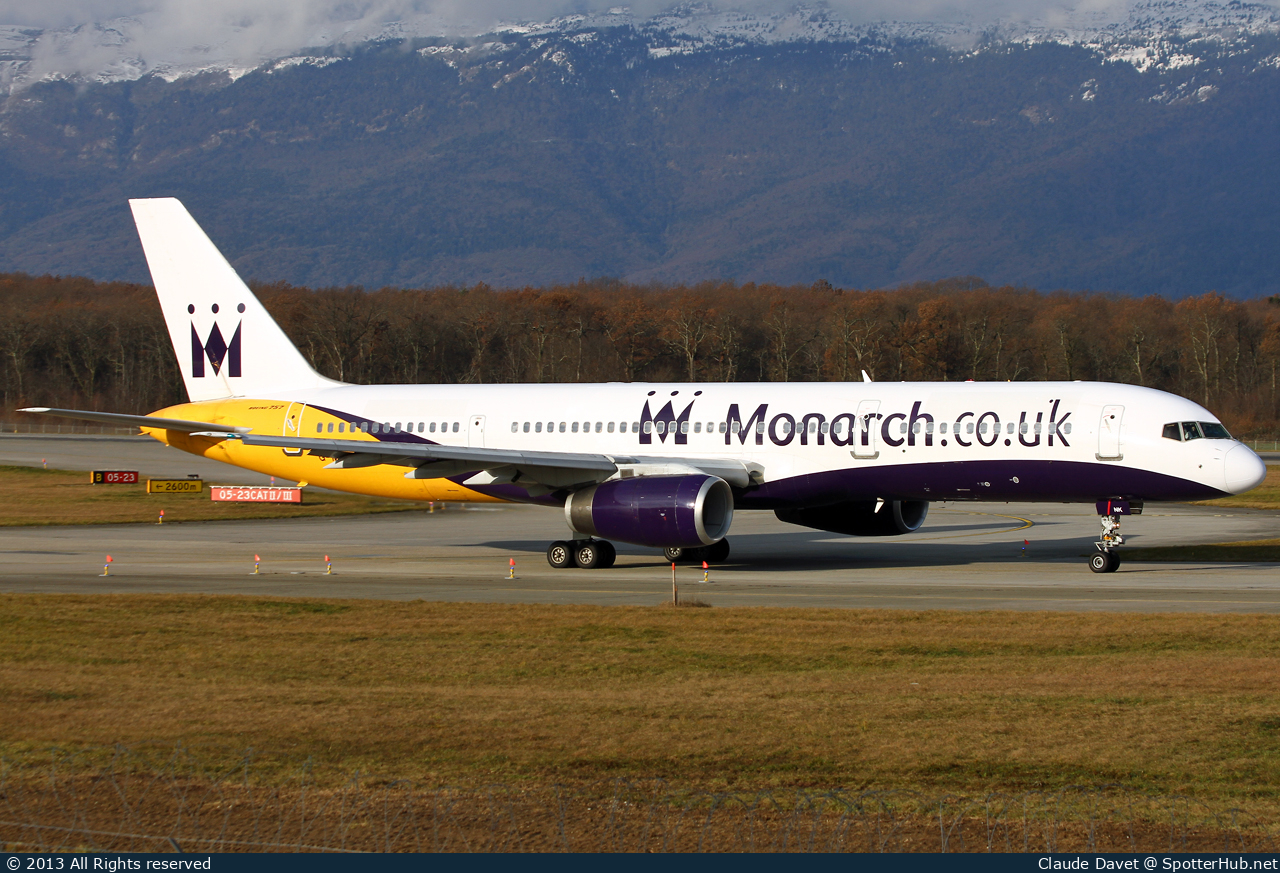 Photo of G-MONK - Boeing 757-2T7 operated by Monarch Airlines