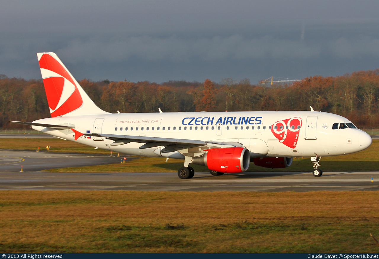 Photo of OK-NEN - Airbus A319-112 operated by CSA Czech Airlines