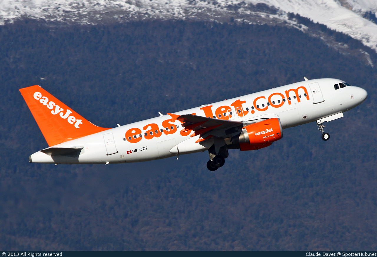 Photo of HB-JZT - Airbus A319-111 operated by easyJet Switzerland