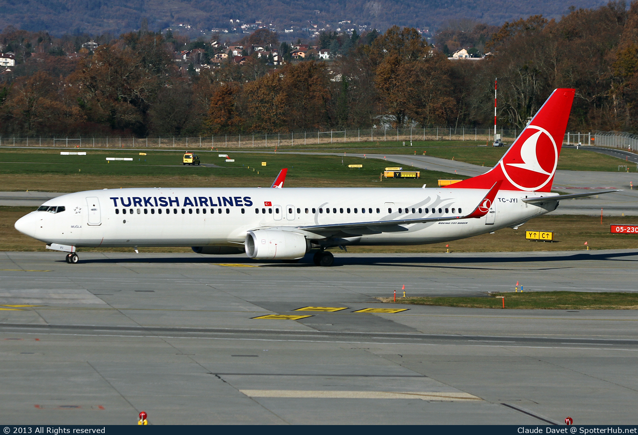 Photo of TC-JYI - Boeing 737-9F2(ER) operated by Turkish Airlines
