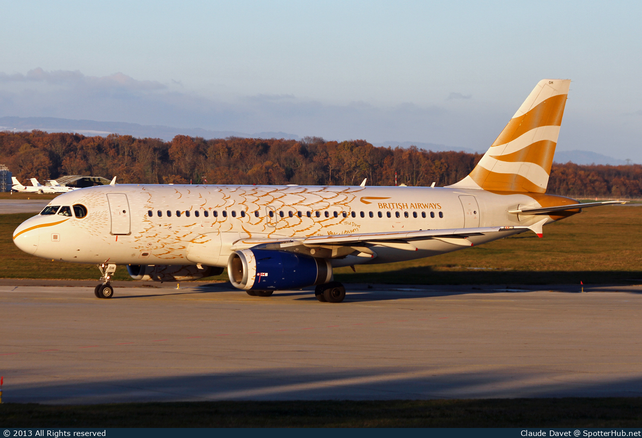 Photo of G-EUOH - Airbus A319-131 operated by British Airways