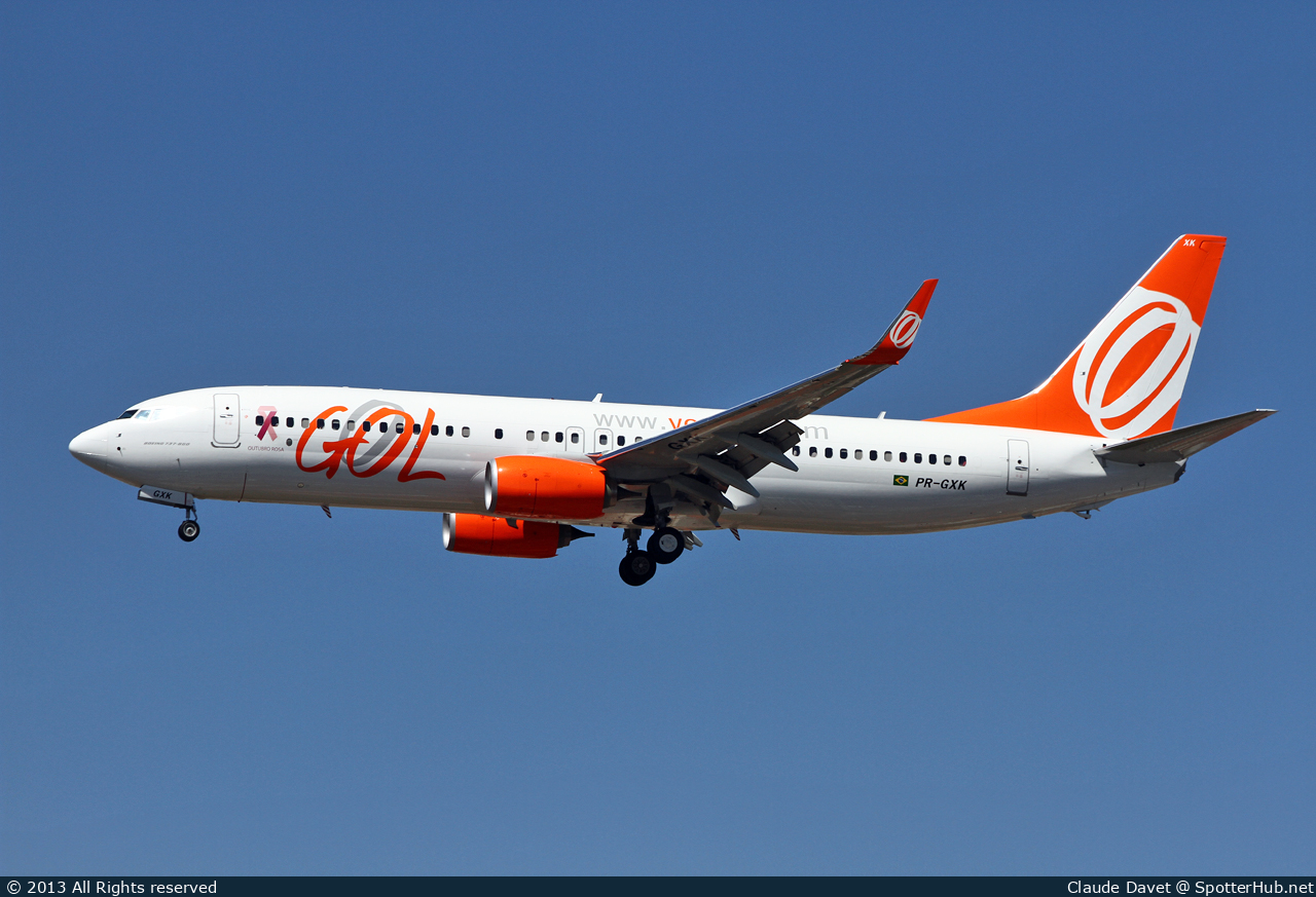 Photo of PR-GXK - Boeing 737-8EH operated by GOL Linhas Aéreas