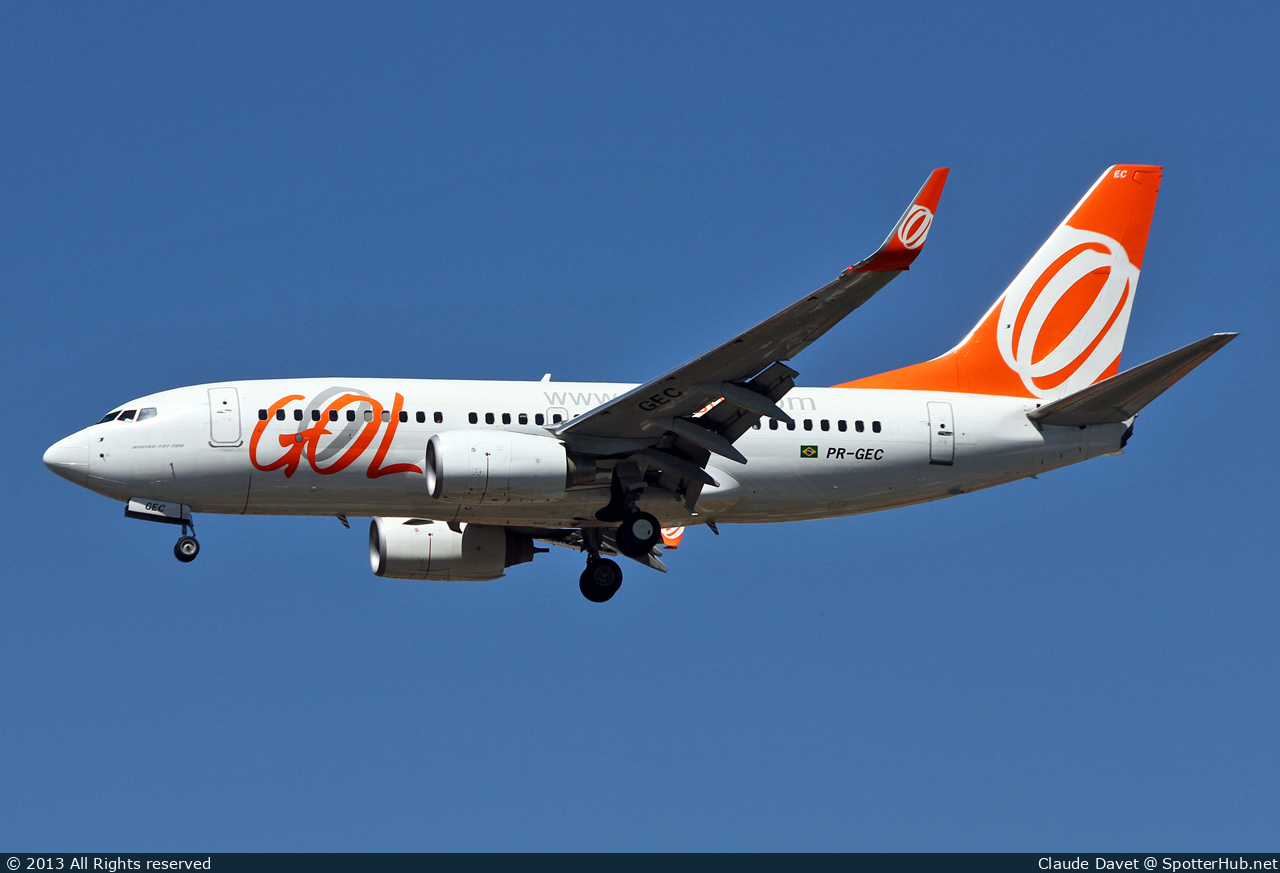 Photo of PR-GEC - Boeing 737-7EH operated by GOL Linhas Aéreas