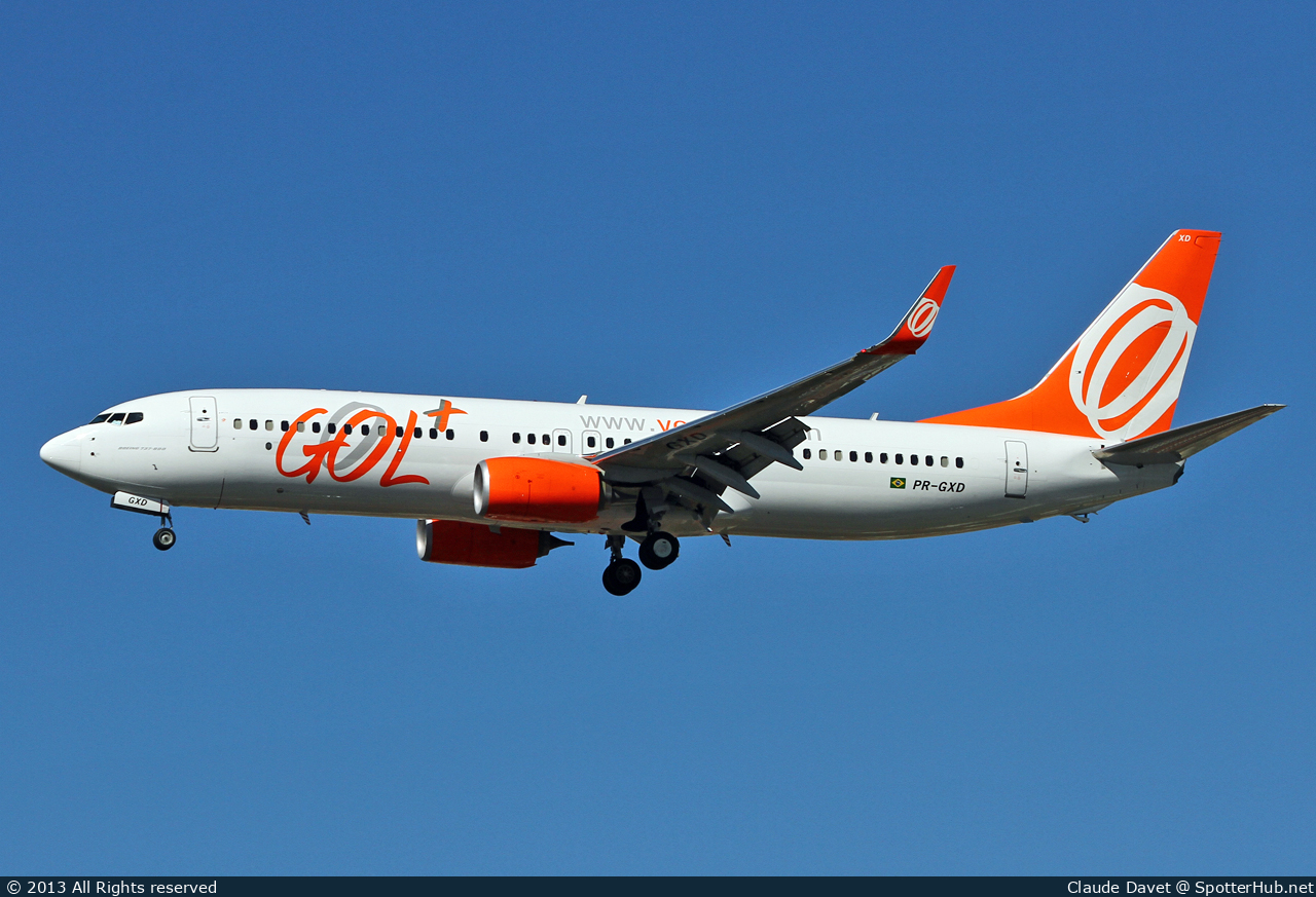 Photo of PR-GXD - Boeing 737-8EH operated by GOL Linhas Aéreas