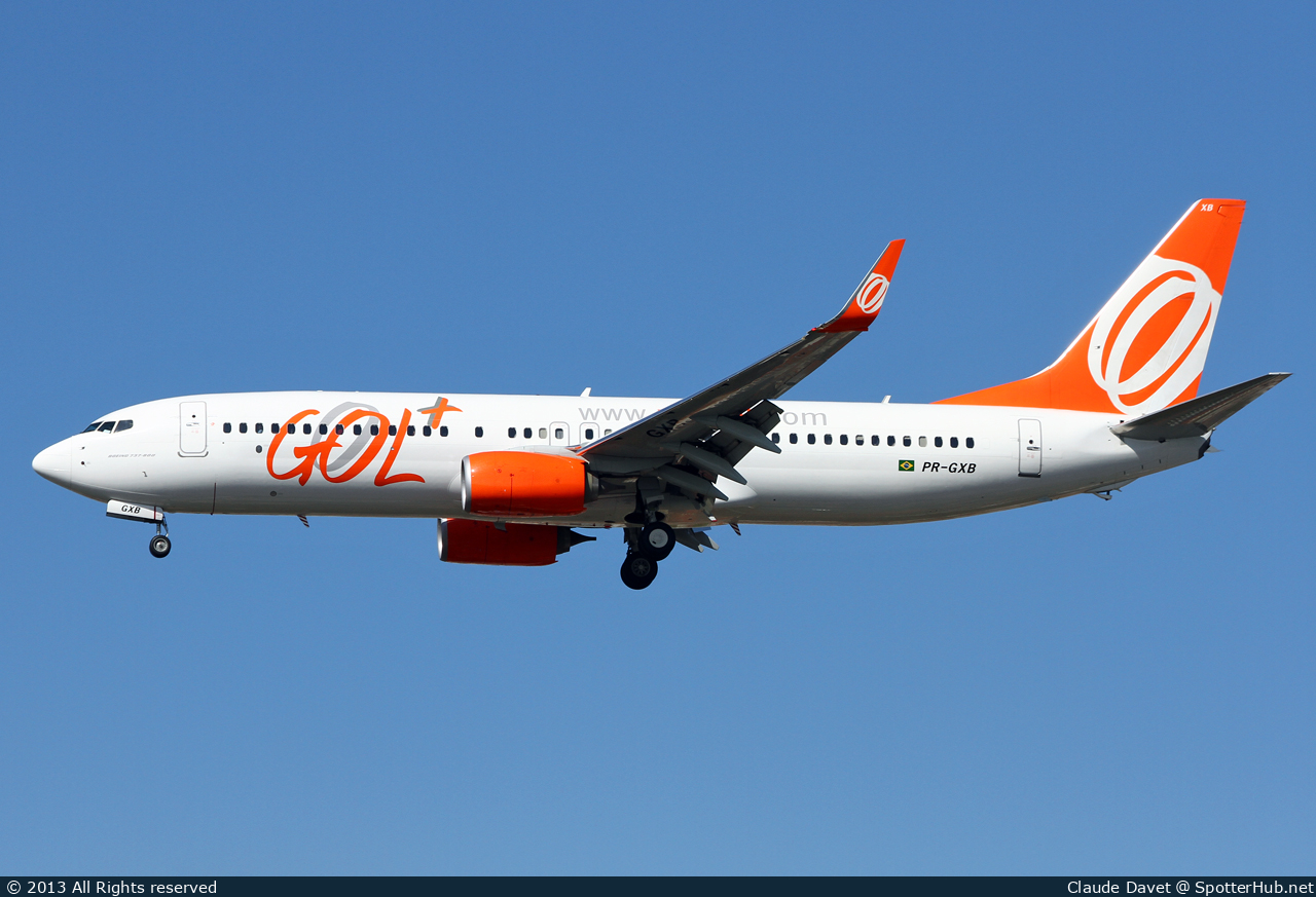 Photo of PR-GXB - Boeing 737-8EH operated by GOL Linhas Aéreas