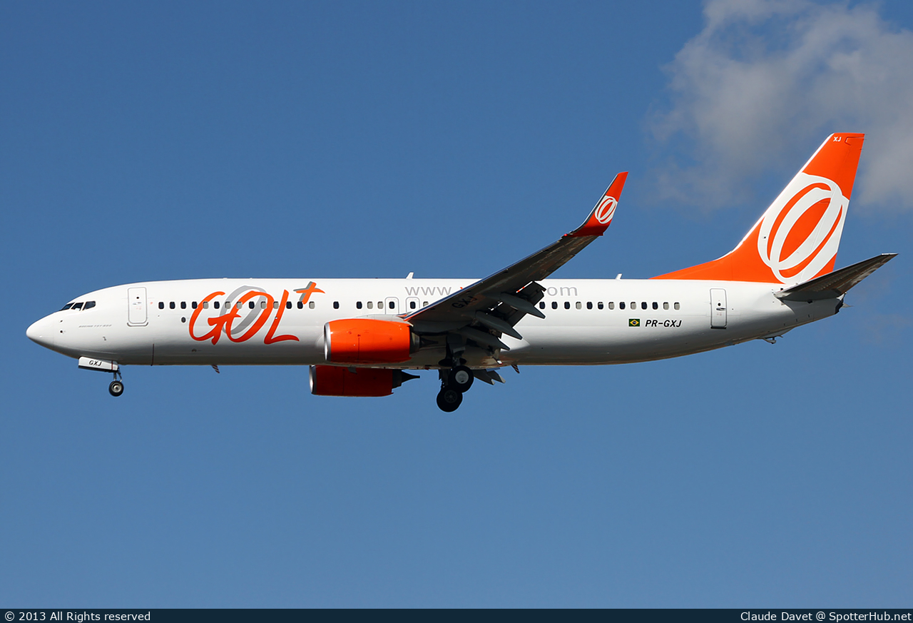 Photo of PR-GXJ - Boeing 737-8EH operated by GOL Linhas Aéreas
