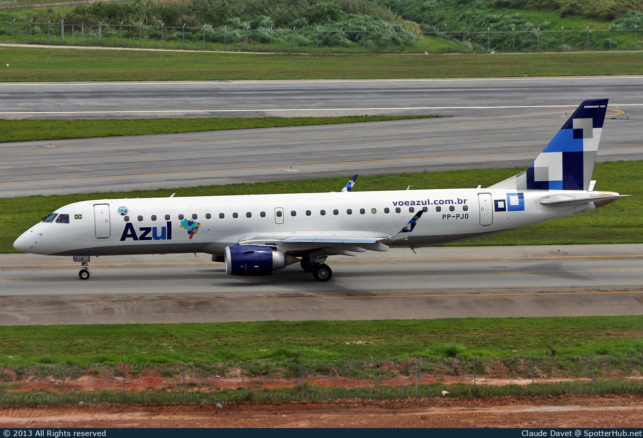Photo of PP-PJO - Embraer ERJ-190LR operated by Azul