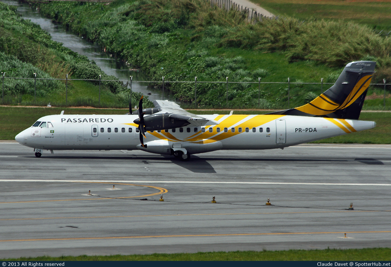 Photo of PR-PDA - ATR 72-600 operated by Passaredo Transportes Aéreos