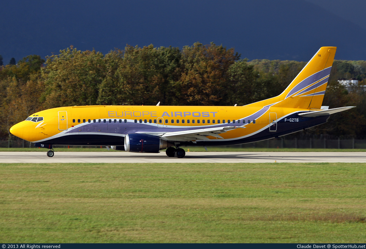 Photo of F-GZTB - Boeing 737-33V(QC) operated by Europe Airpost