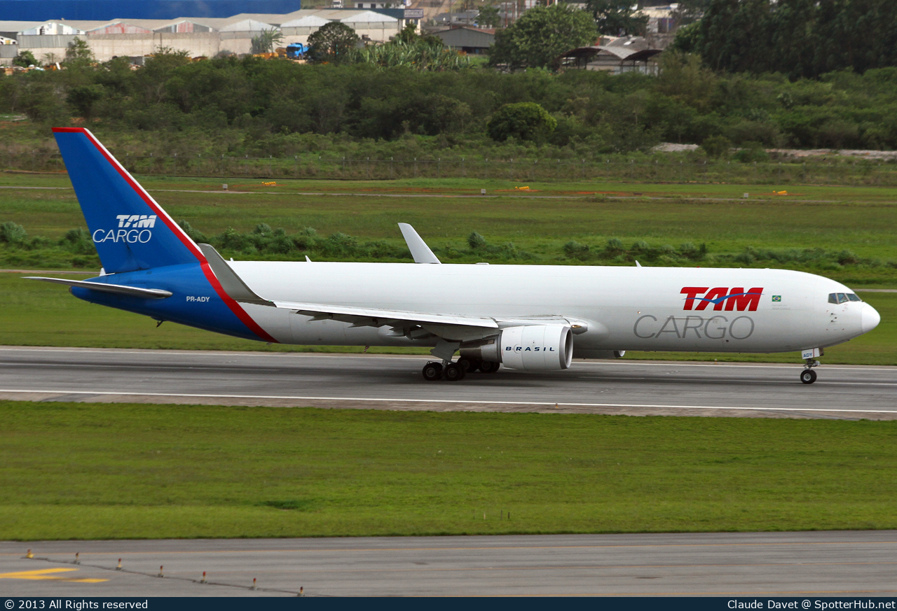 Photo of PR-ADY - Boeing 767-316F(ER) operated by TAM Cargo