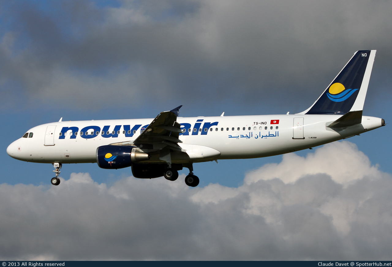 Photo of TS-INO - Airbus A320-214 operated by Nouvelair