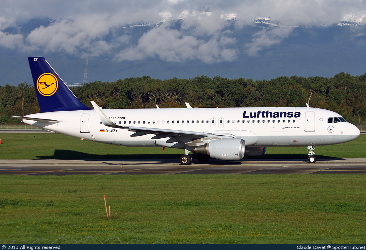 Photo of D-AIZY - Airbus A320-214 operated by Lufthansa