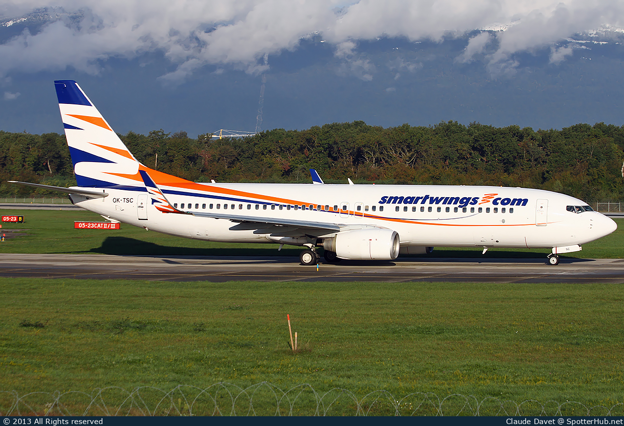Photo of OK-TSC - Boeing 737-8FH operated by SmartWings