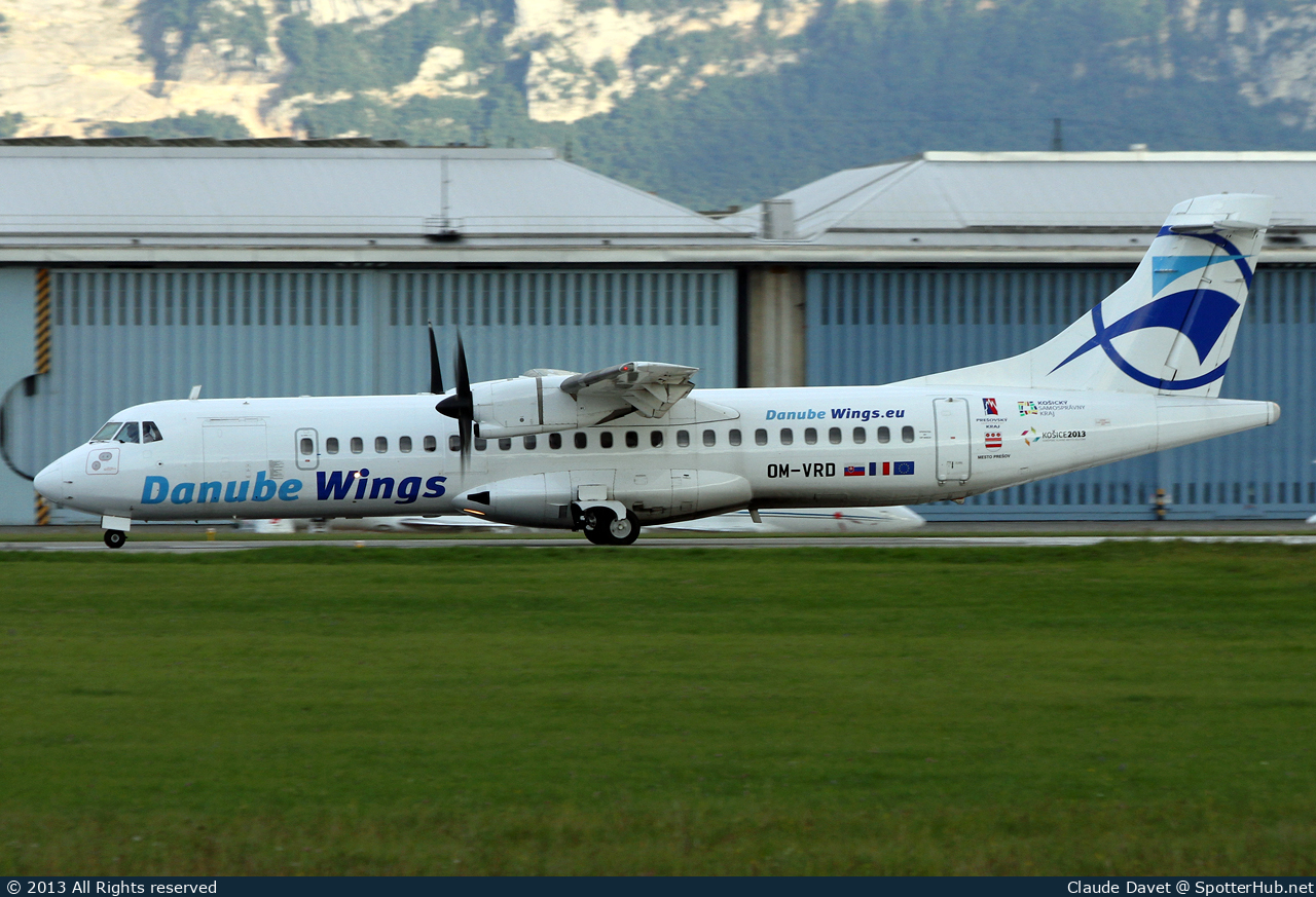 Photo of OM-VRD - ATR 72-202 operated by Danube Wings