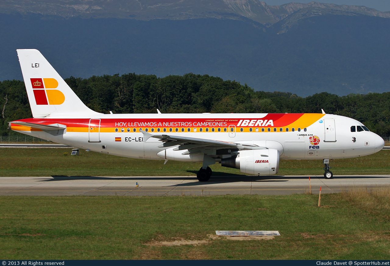 Photo of EC-LEI - Airbus A319-111 operated by Iberia