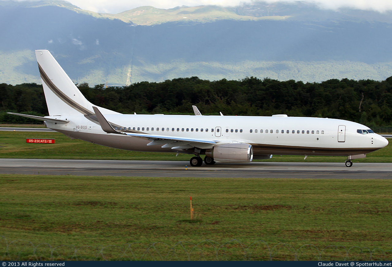 Photo of VQ-BOS - Boeing 737-8GQ(BBJ2) operated by Private