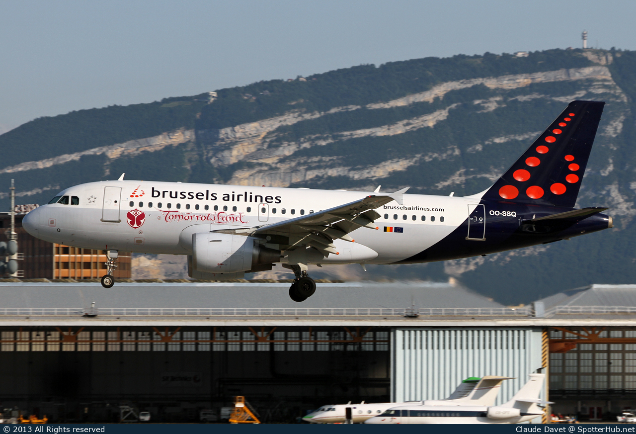 Photo of OO-SSQ - Airbus A319-112 operated by Brussels Airlines