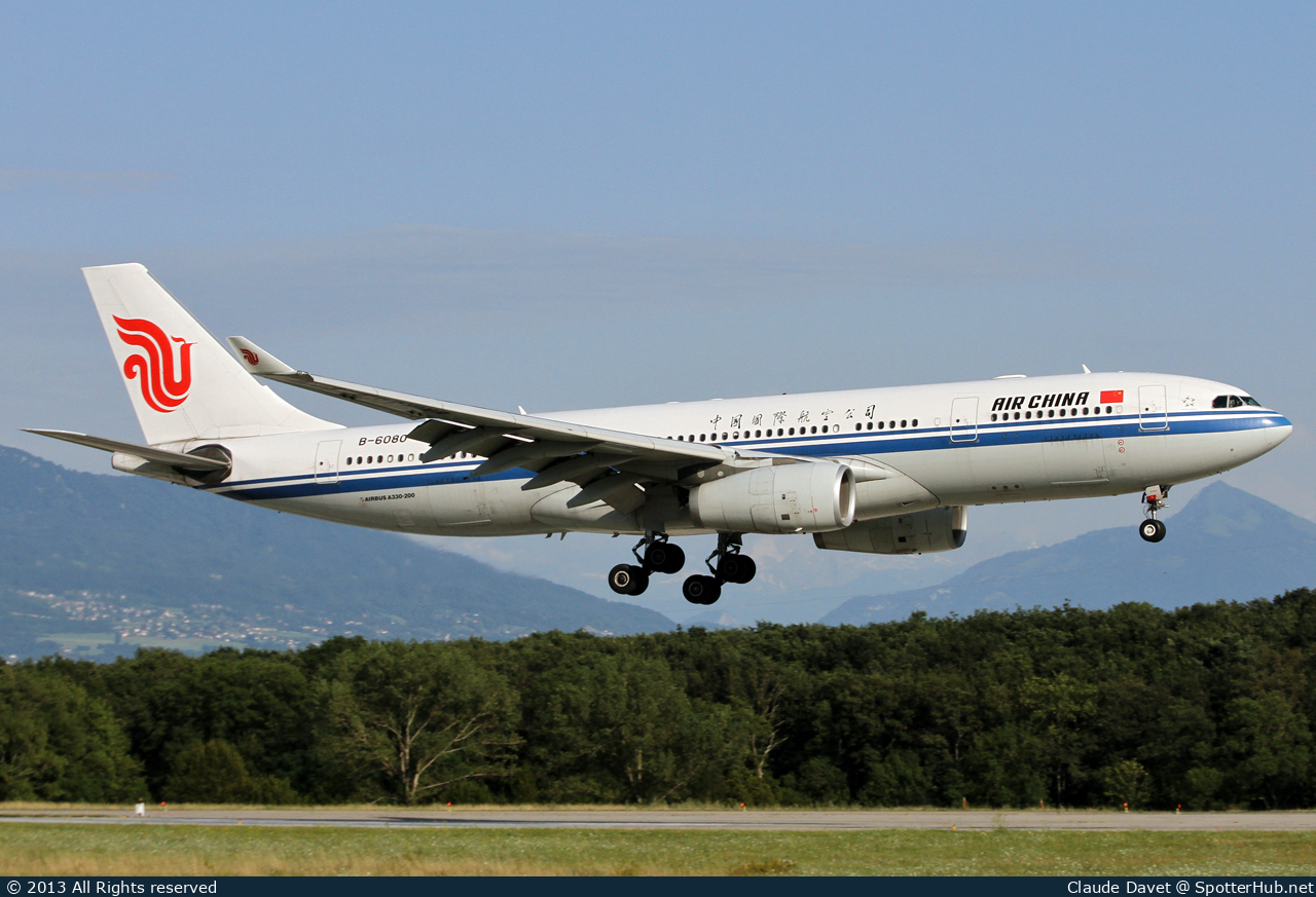 Photo of B-6080 - Airbus A330-243 operated by Air China