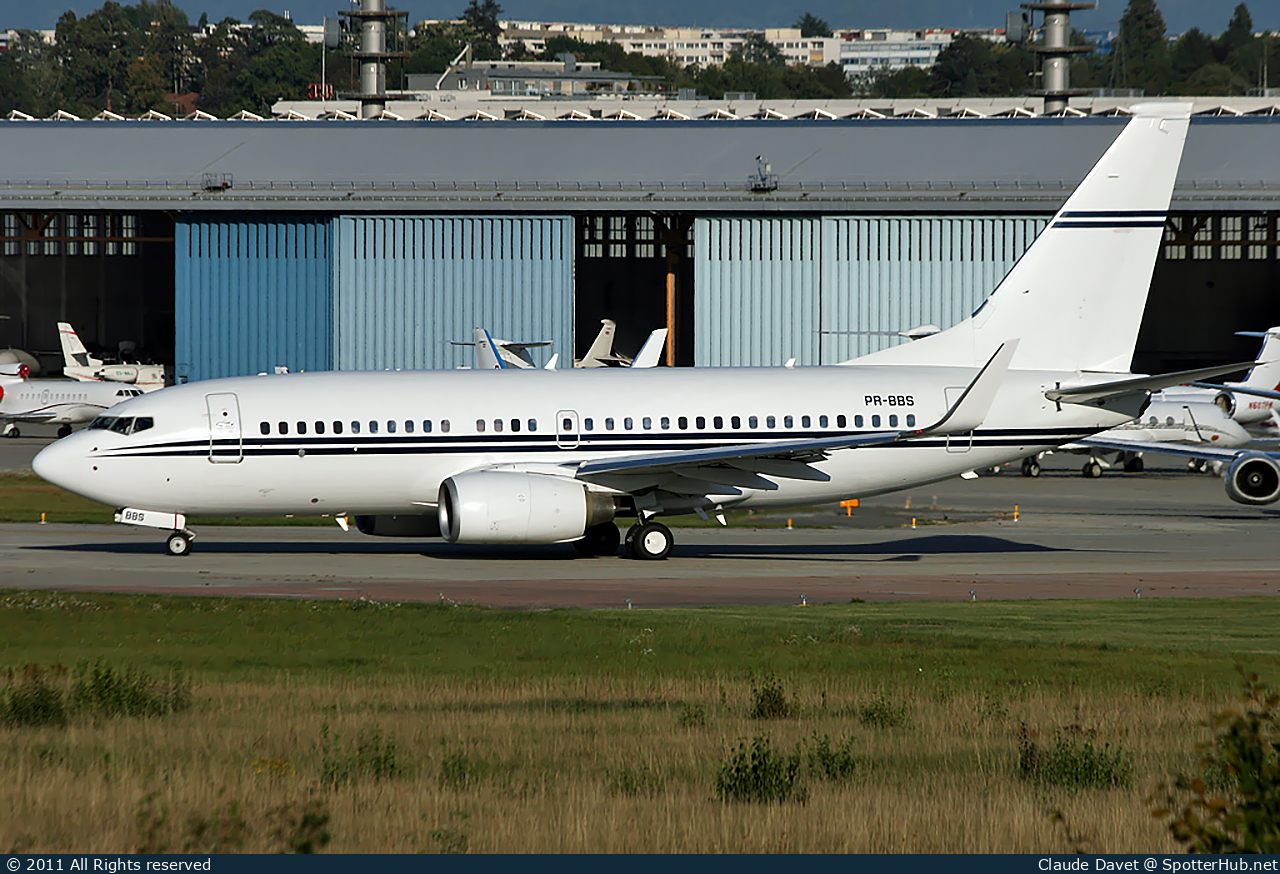 Photo of PR-BBS - Boeing 737-7BC(BBJ) operated by Grupo Safra