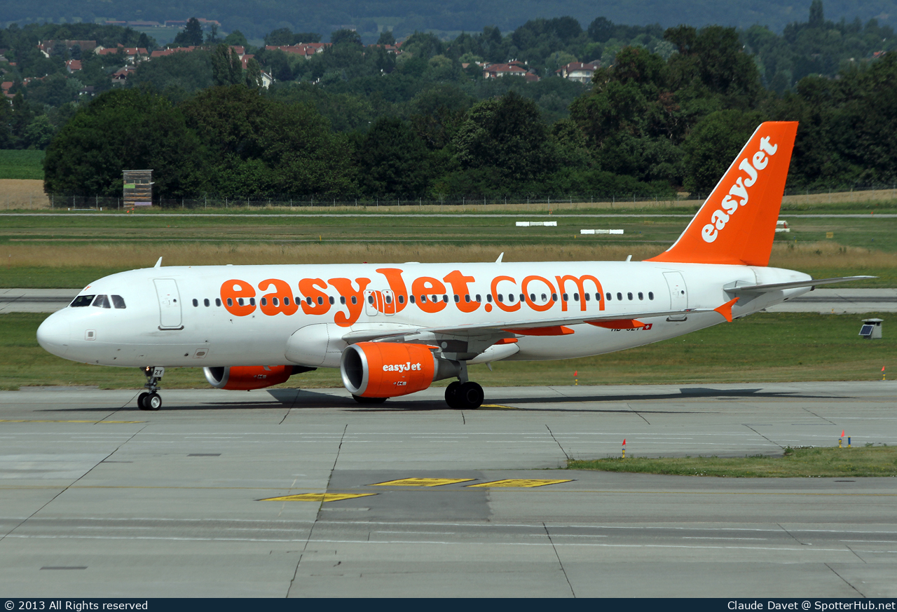 Photo of HB-JZY - Airbus A320-214 operated by easyJet Switzerland