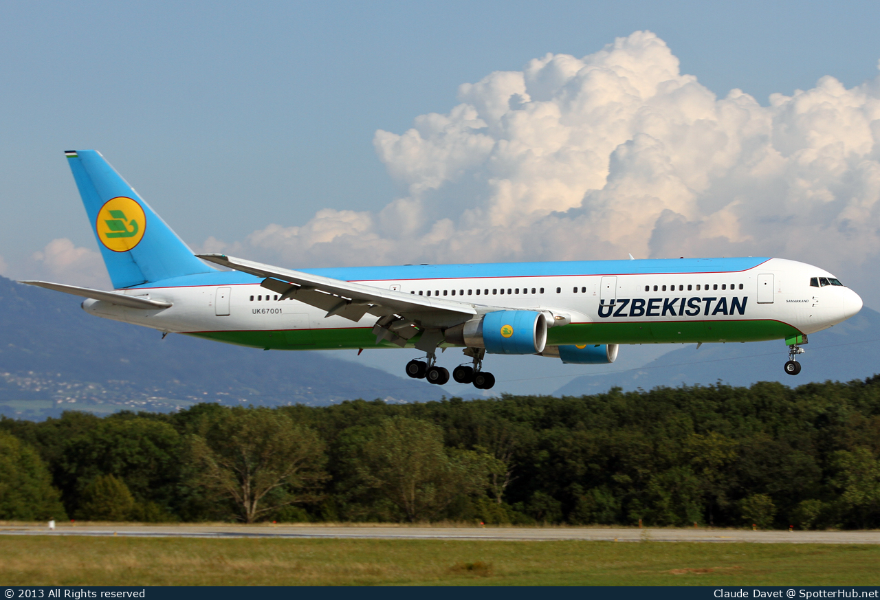 Photo of UK67001 - Boeing 767-33P(ER) operated by Uzbekistan Airways