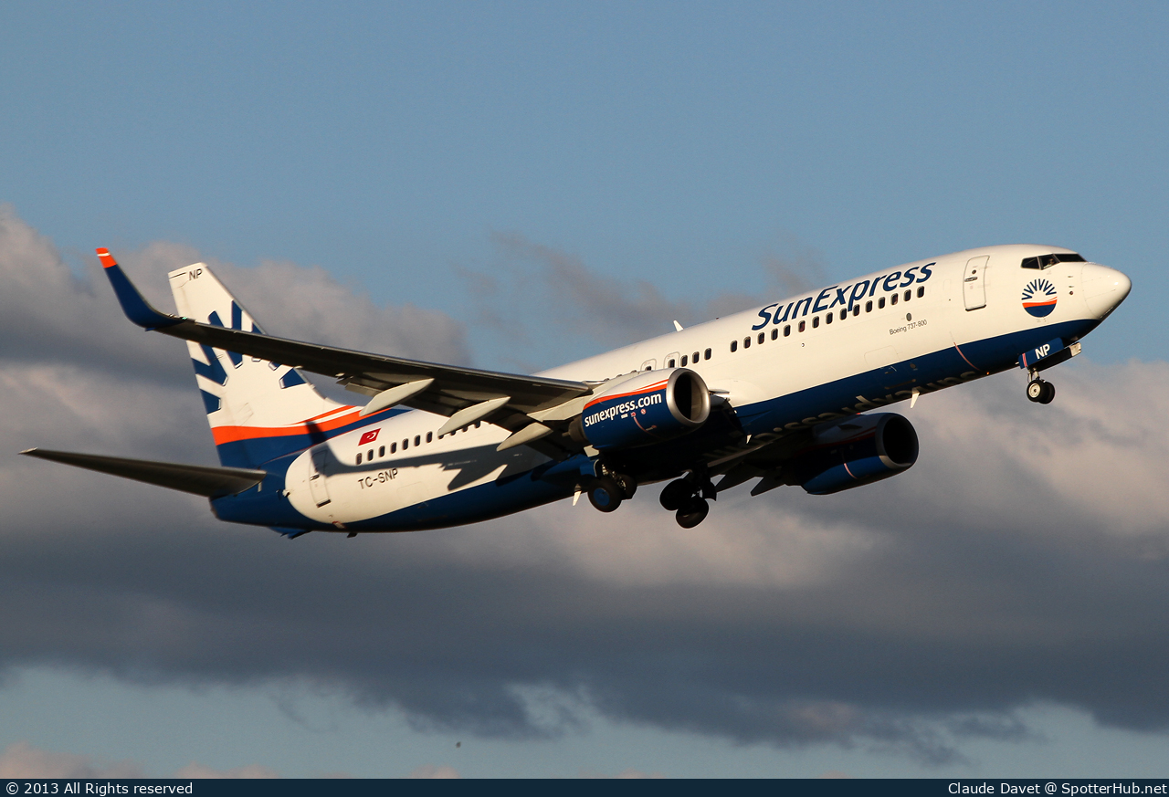 Photo of TC-SNP - Boeing 737-8HC operated by SunExpress