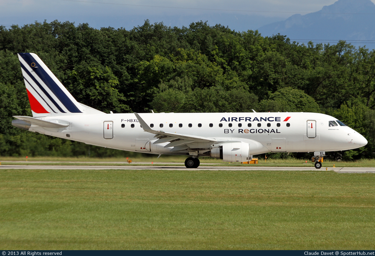 Photo of F-HBXL - Embraer ERJ-170LR operated by Air France (opb Régional)
