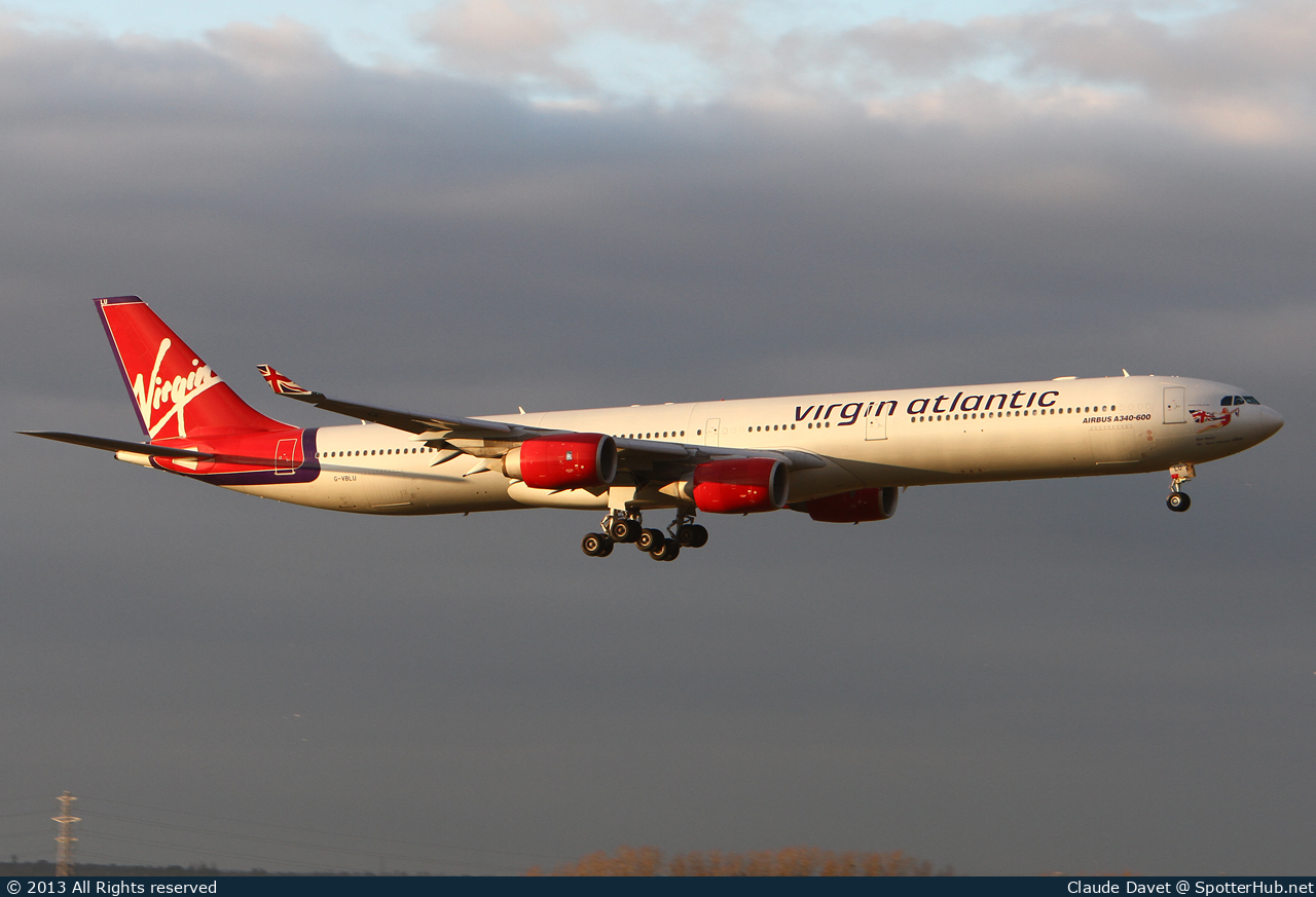 Photo of G-VBLU - Airbus A340-642 operated by Virgin Atlantic Airways