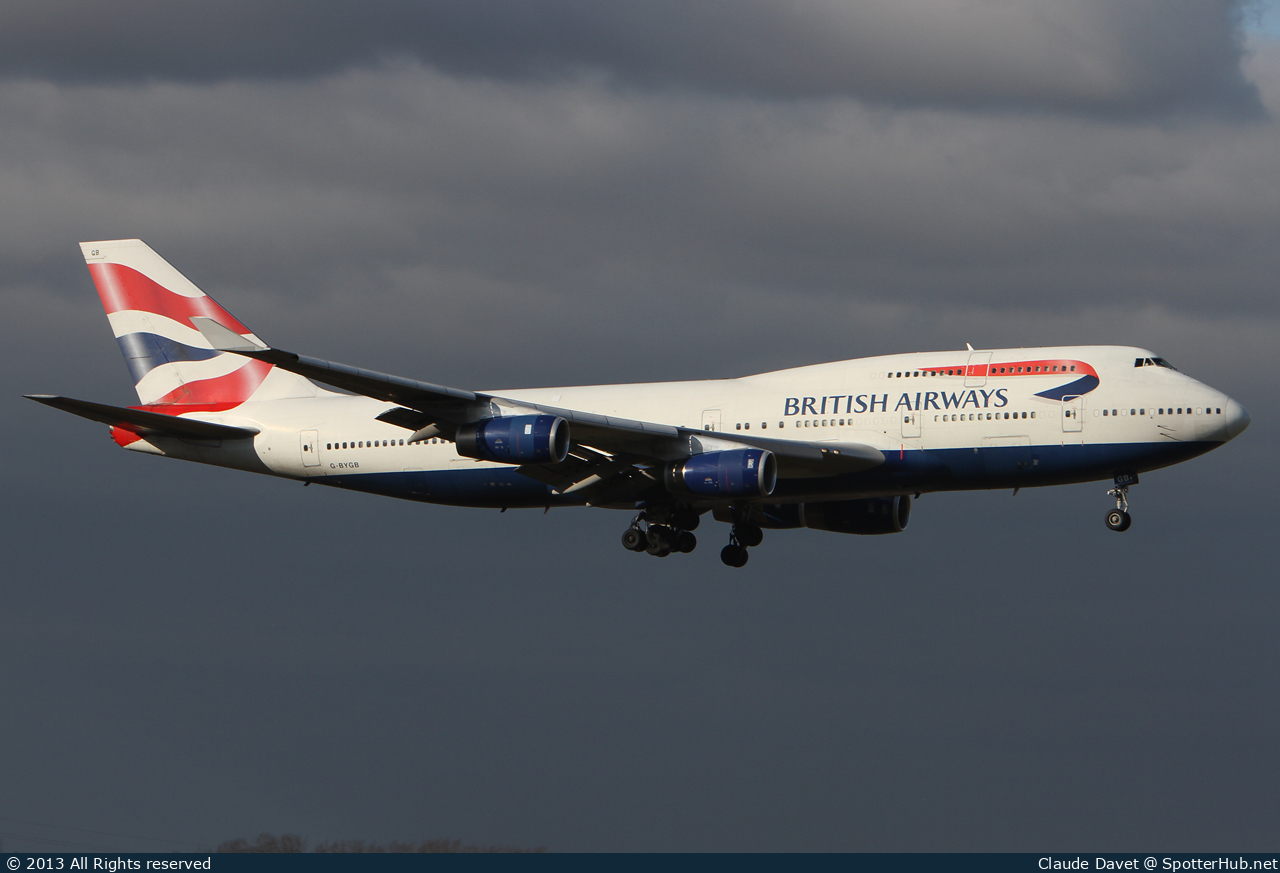 Photo of G-BYGB - Boeing 747-436 operated by British Airways