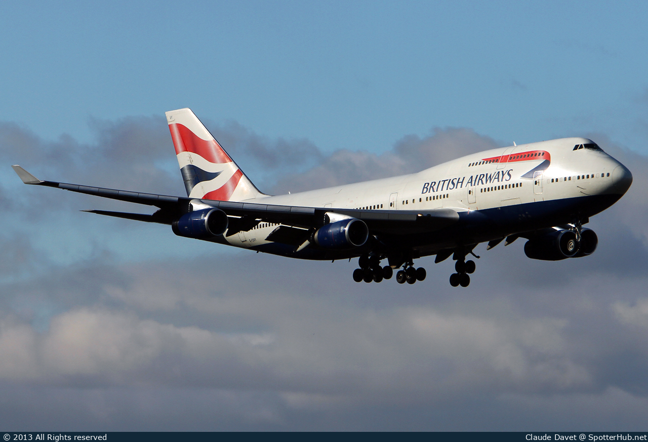 Photo of G-CIVY - Boeing 747-436 operated by British Airways