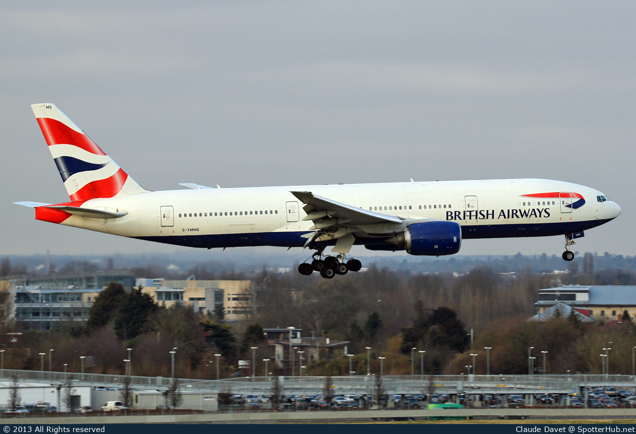Photo of G-YMMG - Boeing 777-236(ER) operated by British Airways