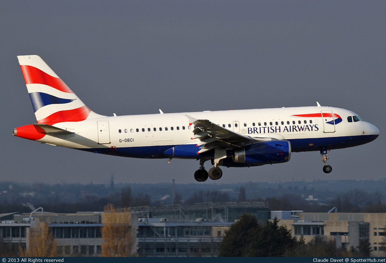 Photo of G-DBCI - Airbus A319-131 operated by British Airways